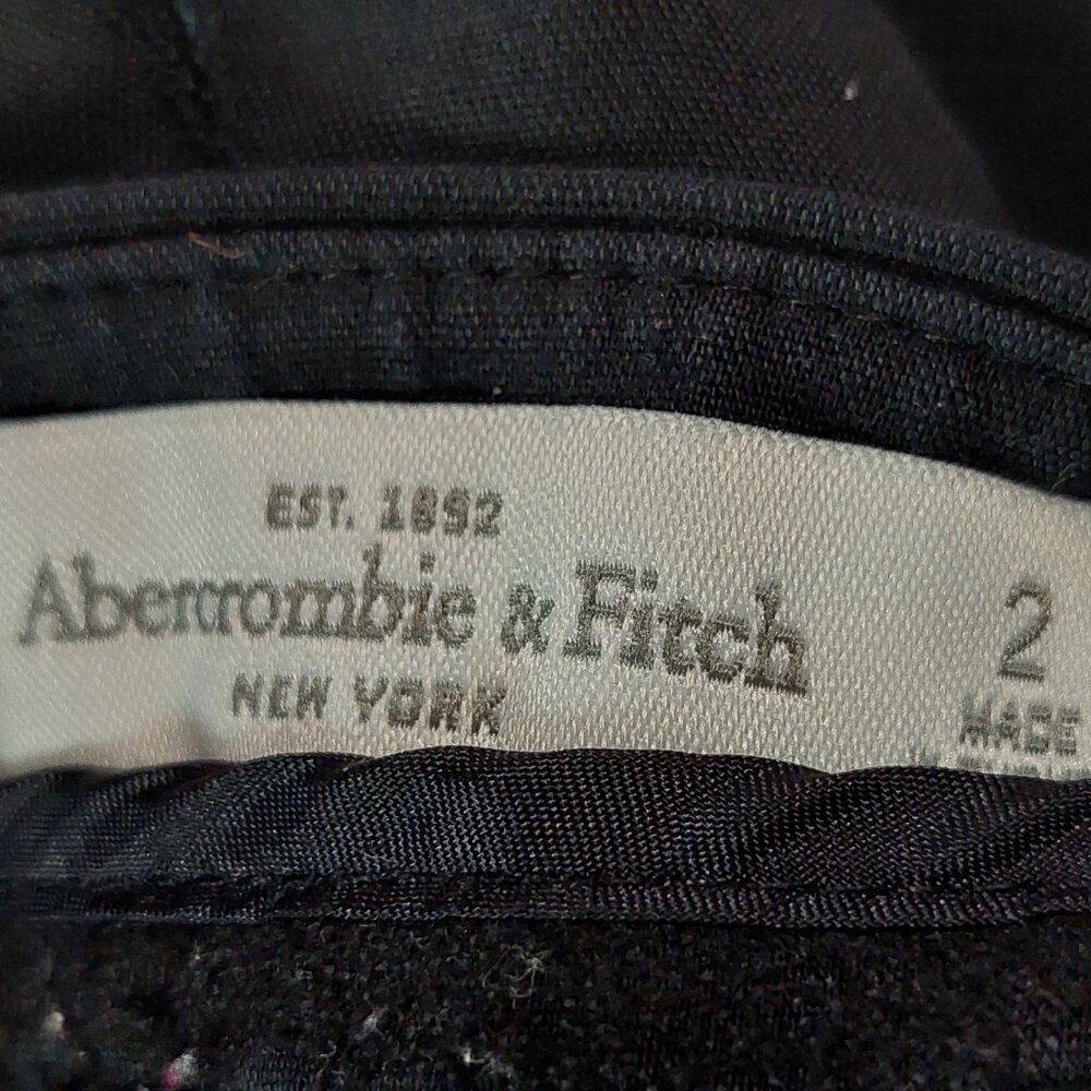 Abercrombic & Fitch Women's Stretchy Skinny Black Pants, Size 2 - Picture 4 of 8